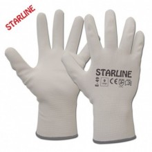 Starline E-49 PU Montaj Eldiveni Beyaz-Beyaz