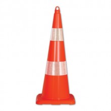 Evelux 12325 TK R2 Trafik Konisi Esnek Kırılmaz Reflektif Bantlı 90 cm