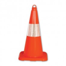 Evelux 12306 TK R1 Trafik Konisi Esnek Kırılmaz Reflektif Bantlı 50 cm