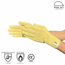 Isıya ve Kesilmeye Dayanıklı Örgü İş Eldiveni (Level 3/B) - POLAT 320