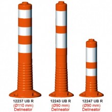 Evelux 12243 UB R Esnek Yön Ayırıcı Delineator 90 mm.