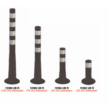 Evelux 12286 UB R Şerit Ayırıcı Esnek Delineatör 75 cm. Siyah