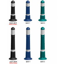 Evelux 12223 UB R Refüj Dubası Siyah Mavi Yeşil 50 cm.