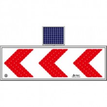 Evelux 11750 S-LD Tehlikeli Viraj Ledli Yön Levhası 60x180 cm.