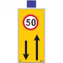 Evelux 11710 S-LD Ledli Şerit Düzenleme Levhası Azami Hız 50 100x200 cm.