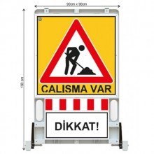 Evelux 12500 FB R Katlanabilir Yol Uyarı Levhası