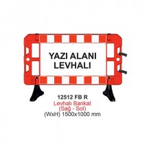 Evelux 12512 FB R Yol Uyarı Levhası