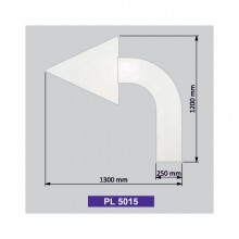 Evelux PL 5015 Yapışkanlı Zemin Uyarı İşareti