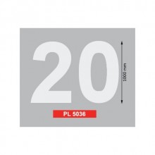 Evelux PL 5036 Yapışkanlı Zemin Uyarı işareti