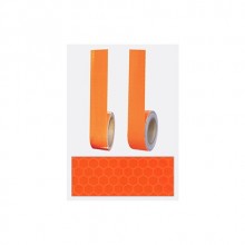 Evelux EMR-004 Turuncu (F. Orange) Reflektif Bant 5 cm. x 10 m.