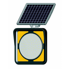 Evelux 11850 FL S Solar Flaşörlü Ledli Sarı Uyarı Lambası 300 mm