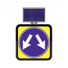 Evelux 11833 FL Her Iki Yerden Gidiniz Ledli Trafik Yönlendirme Levhası