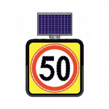 Evelux 11845 FL Azami Hız 50 Ledli Trafik Bilgi Levhası