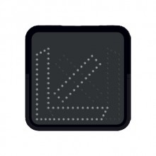 Evelux 11884 FL-A Sağdan ve Soldan Gidiniz Flaşörlü Ledli Trafik Uyarı Levhası