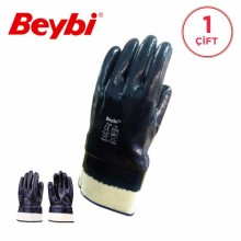Beybi EL-K4 Nitril Kaplama Petrolcü Eldiveni (1 Çift)