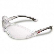 3M 2840 Koruyucu Güvenlik Gözlüğü Şeffaf AS/AF - Ayarlanabilir Sap ve Kaş Koruma