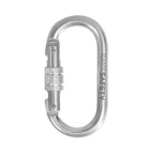 Kaya Safety K-2 Oval Çelik Karabina Vidalı Kilitleme