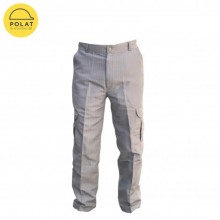 Antistatik Tulum - Gri Çizgili Alt