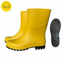 Polat Kısa Sarı Çizme PVC -1.kalite (numaralar için açıklamaya bakınız)